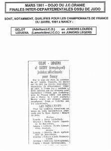 09 JUDO CLUB D ORANIE 1961 ORAN0007A